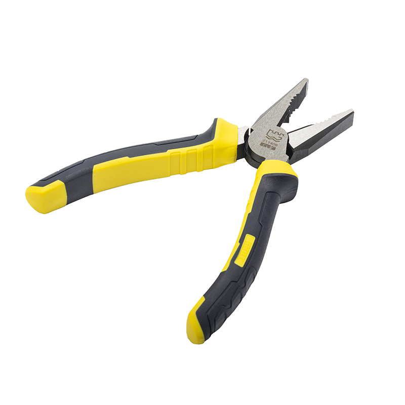 Great Wall Industrial-Grade German-Style Bi-Color Handle Combination Pliers，Labor-Saving