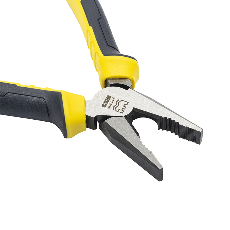 Great Wall Industrial-Grade German-Style Bi-Color Handle Combination Pliers，Labor-Saving
