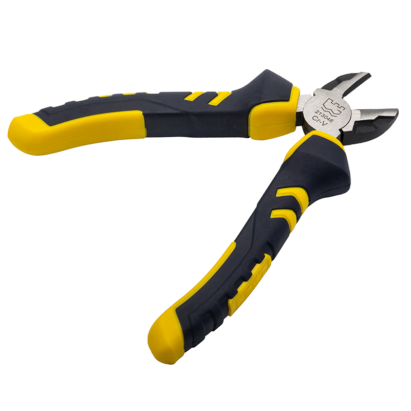 Great Wall Industrial-Grade German-Style Bi-Color Handle Diagonal Cutters Pliers，Labor-Saving