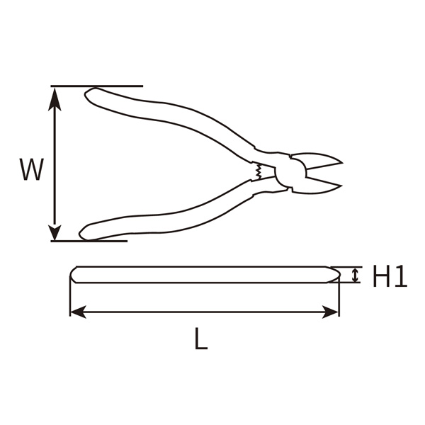 Great Wall Professional Electronics Diagonal Cutters Pliers